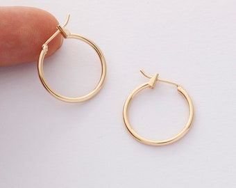 10pcs Real Gold Plated Wine Glass Charm Hoops, Circle Ear Hoop, Wine Charm Rings Earring Hoops, Wine Glass Charm Rings, Beading Hoops