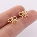 see more listings in the Real Gold Earring Post section