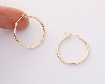 10pcs Real Gold Plated Wine Glass Charm Hoops, Circle Ear Hoop, Wine Charm Rings Earring Hoops, Wine Glass Charm Rings, Beading Hoops