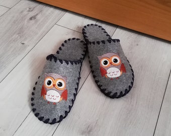owl slippers womens