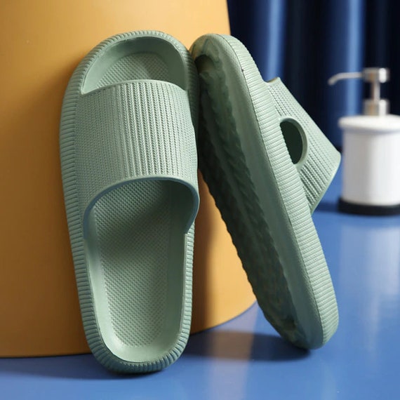 Lightweight Slippers Non-slip Shoes Thick Sole Slide Sandals - Etsy