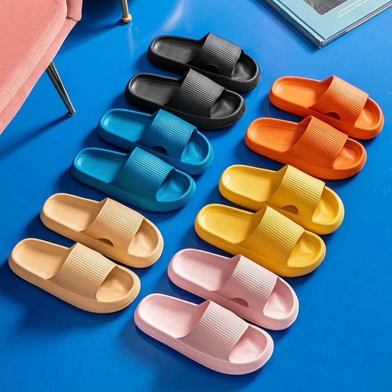 Lightweight EVA Slippers Nonslip Shoes Slide Sandals House Bathroom