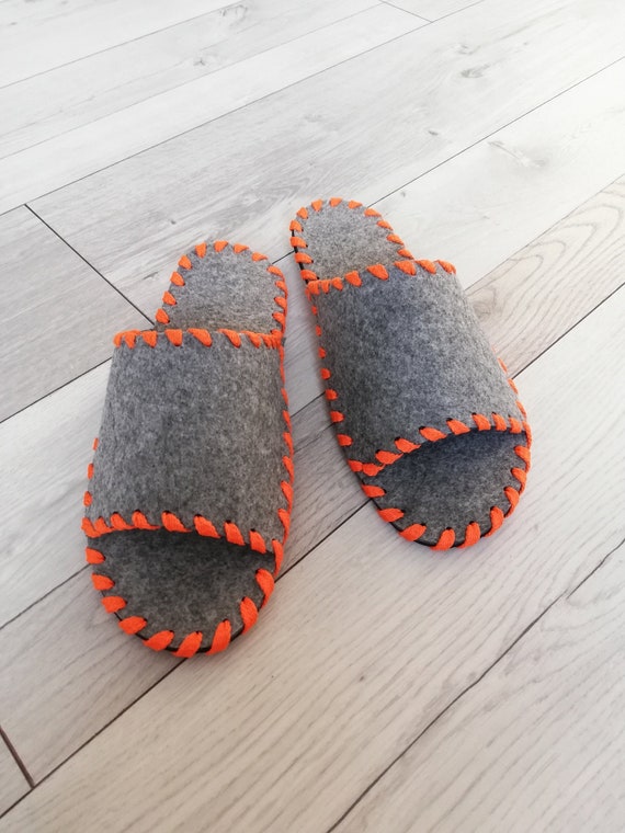 men's open toe house slippers