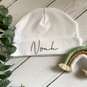 Personalised baby name hat / baby name hat / baby hat / personalised hat /