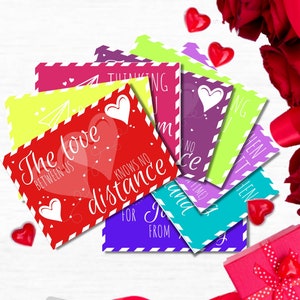 Cadeau relation longue distance pour petite amie En pensant à vous Paquet pour elle Cadeau ouvert lors d'un déménagement Cadeau romantique pour elle