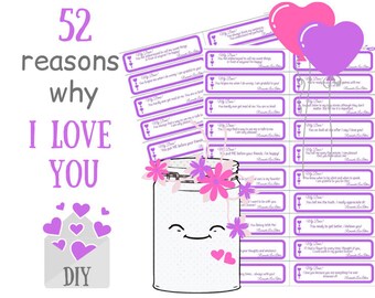 52 Reasons Why Cards Etsy