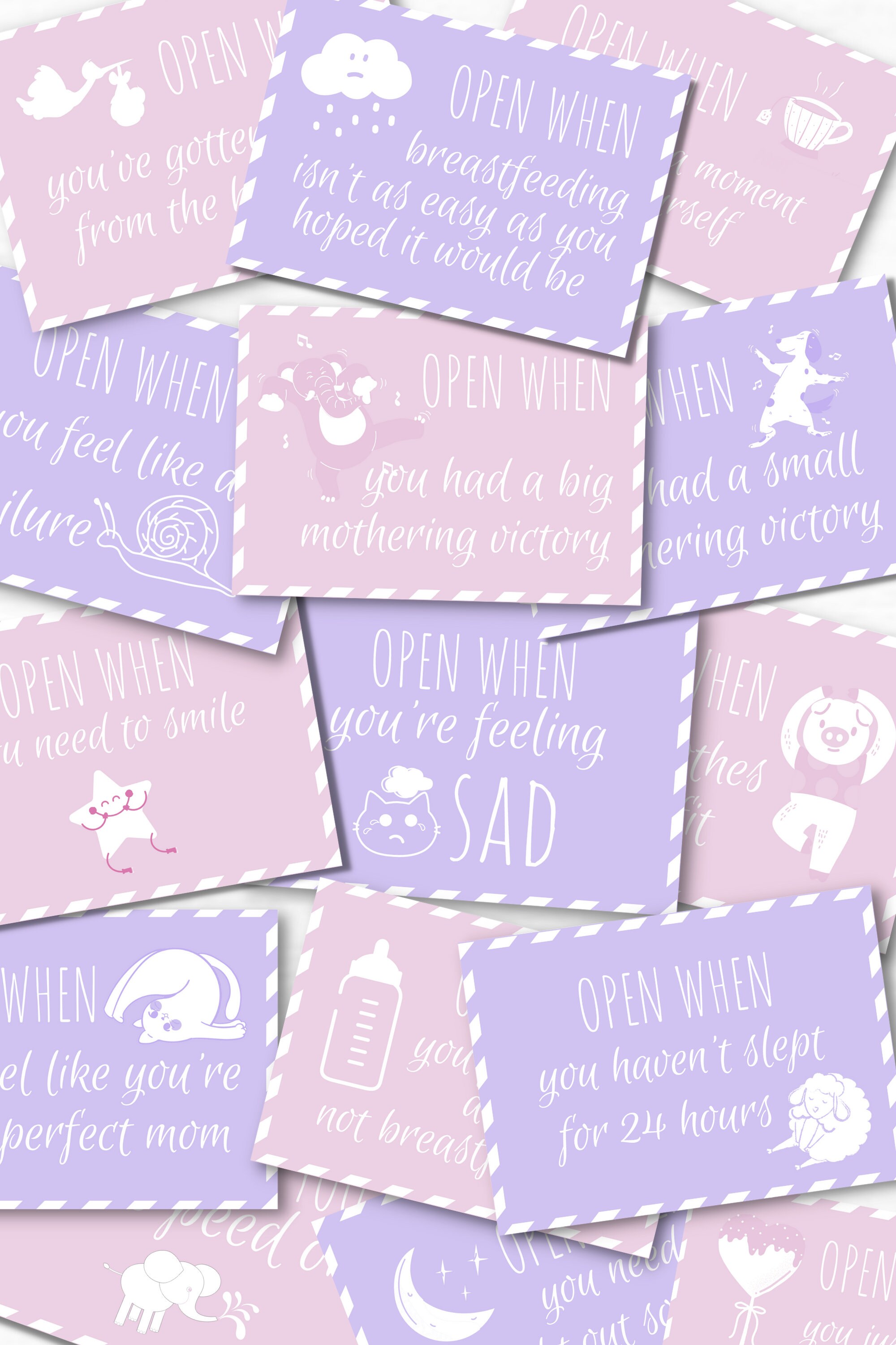 Postpartum Lettering New Mom Care Package for Expecting Mom Gift | New Mom Gift Postpartum ...