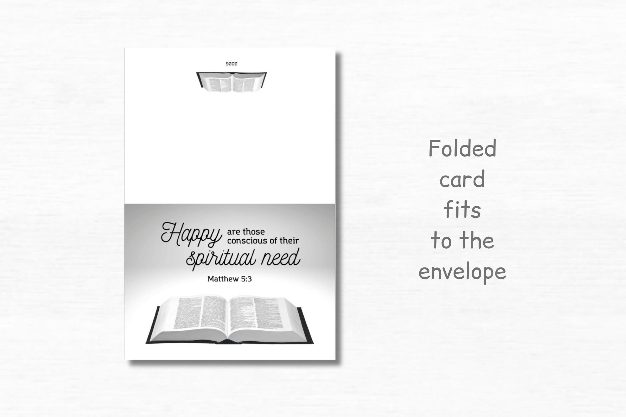 2026 Year Text Matthew 5 3 Printable Stationery Set JW Letter Writing ...