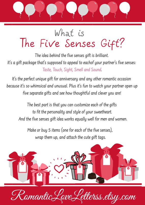 5 senses sound gifts for him