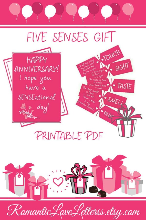 5 senses boyfriend gift