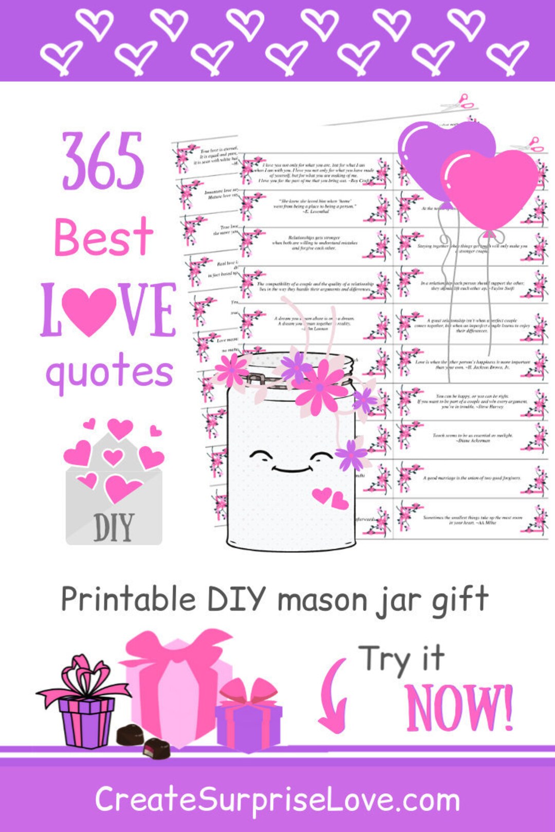 365 Inspirational Quotes Wedding Gifts for Couple Printable - Etsy