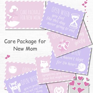 Postpartum Lettering New Mom Care Package for Expecting Mom Gift | New Mom Gift Postpartum ...