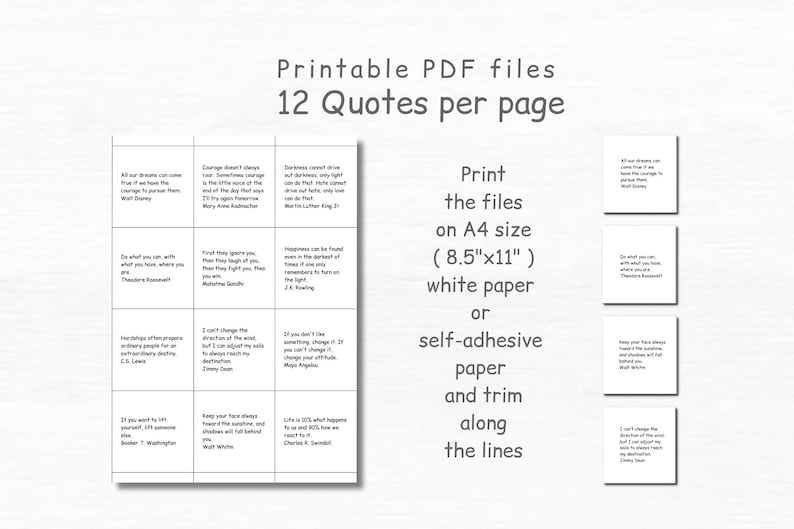 365 Printable Inspirational Quotes Daily Motivational Quotes and ...