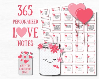 365 Reasons Why I Love You Personalized Jar Romantic Gifts For Him DIY Love Notes Sentimental Gifts For Boyfriend