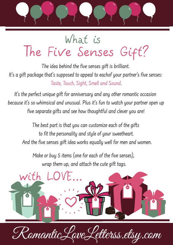 5 senses sound gifts for him