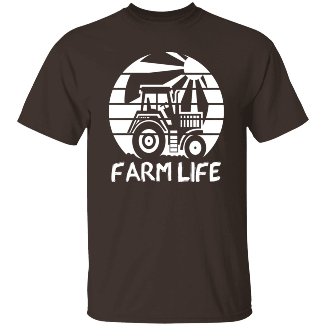 Farm life T-shirt Silhouette Farm Life Farming Tractor Family | Etsy