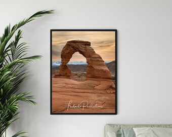 Delicate Arch Photography Print - Arches National Park Wall Art