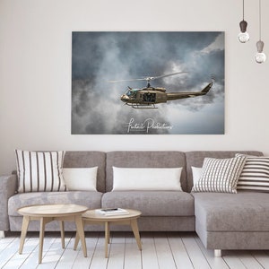 UH-1H Huey Helicopter Photography Prints Huey Vietnam Era Wall Art - Etsy