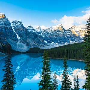 Moraine Lake Photograph Print Banff, Alberta, Canada.