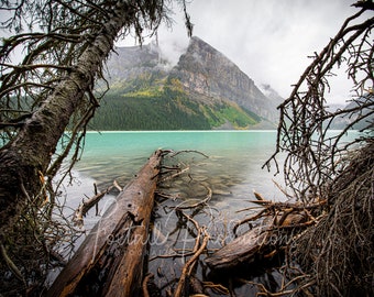 Lake Louise Photograph Print. Landscape Photography Wall Art