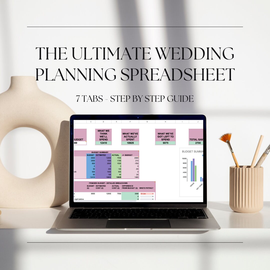 The Ultimate Wedding Planning Spreadsheet Checklist - Wedding Digital ...