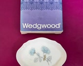 Wedgwood Ice Rose plate trinket dish, Wedgwood dish, Ice Rose Wedgwood trinket dish, english pottery, Wedgwood collectable