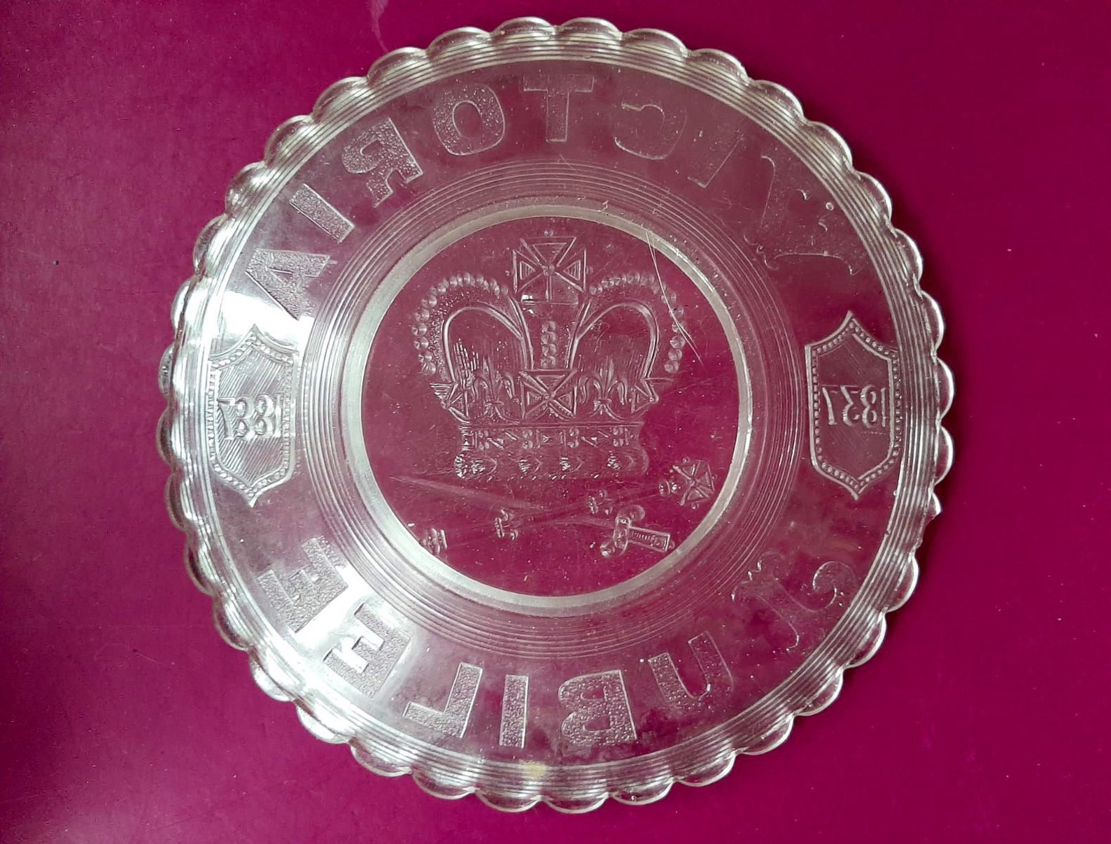 Antique Commemorative plate for the Reign of Queen Victoria Etsy