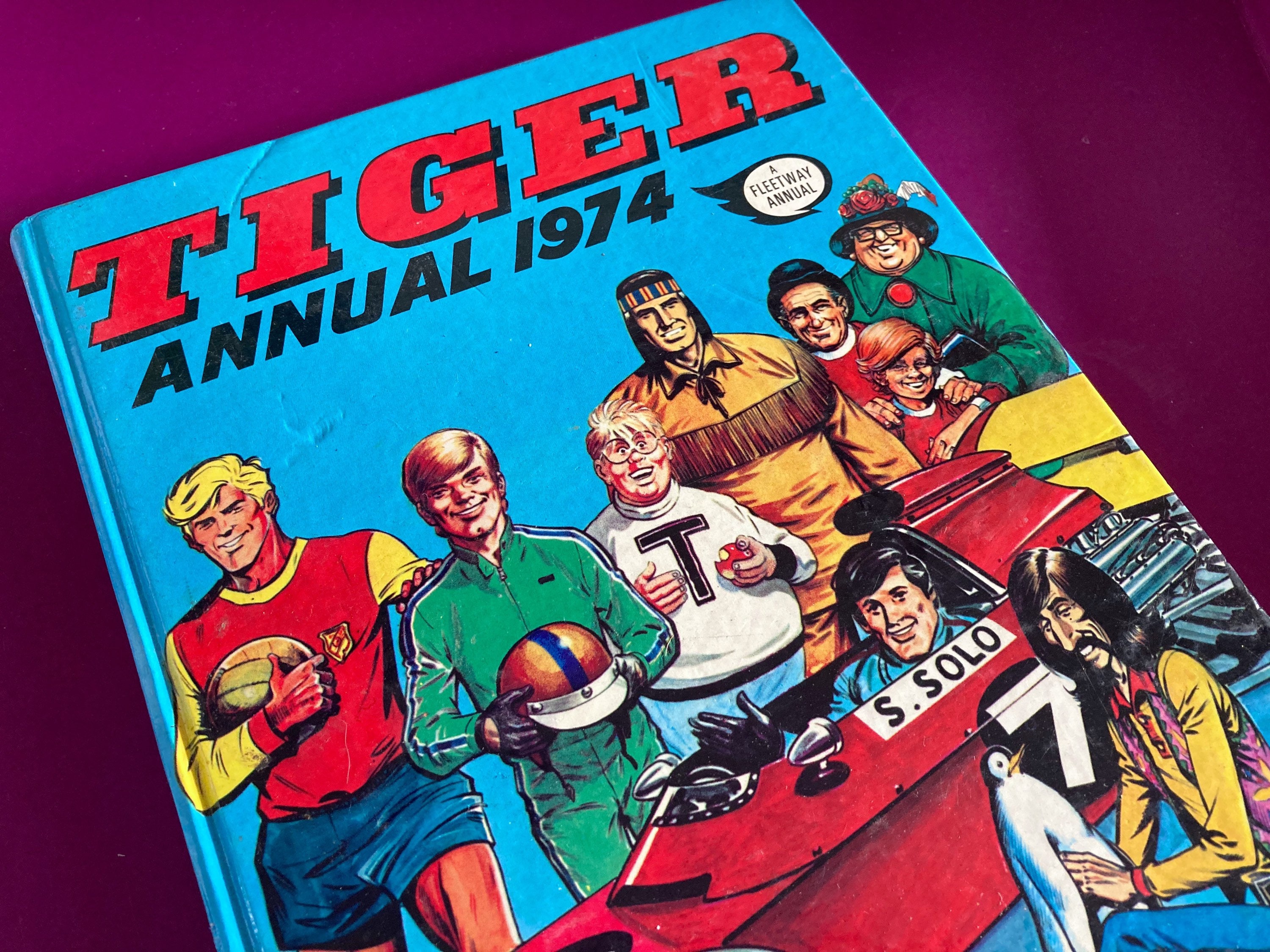 1974 Tiger Annual comic book collectable tiger comic book Etsy