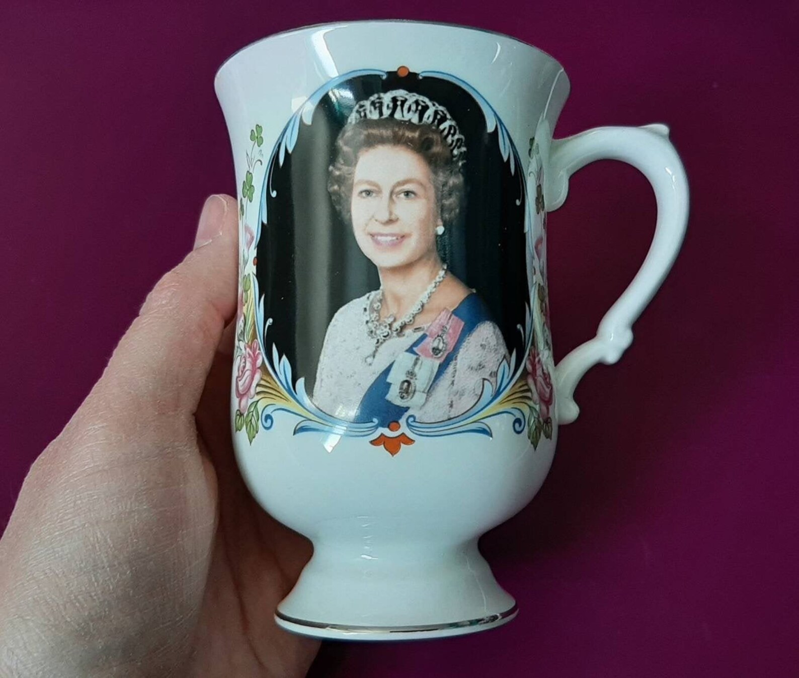 Vintage Commemorative Mug for the Queens Silver Jubilee 1977 Etsy