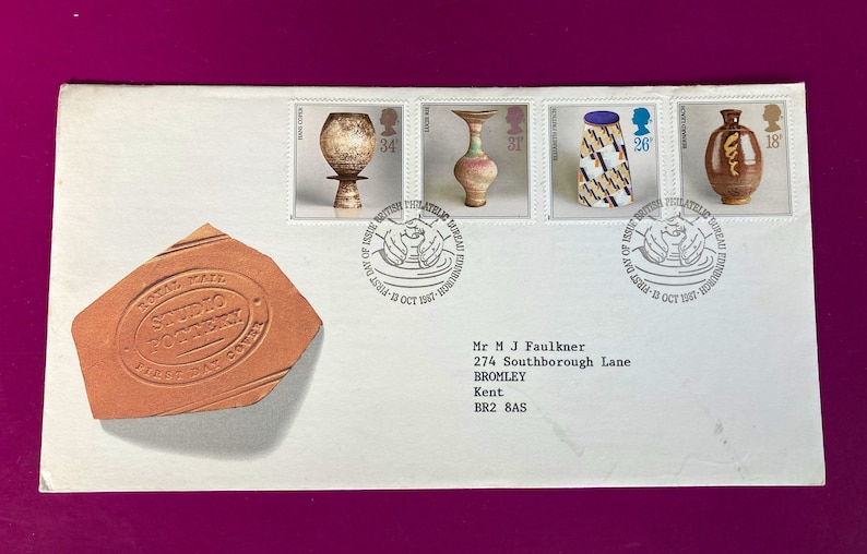 Vintage Milwaukee Mall Directly managed store First Day Cover Studio Post Office Ro English Pottery