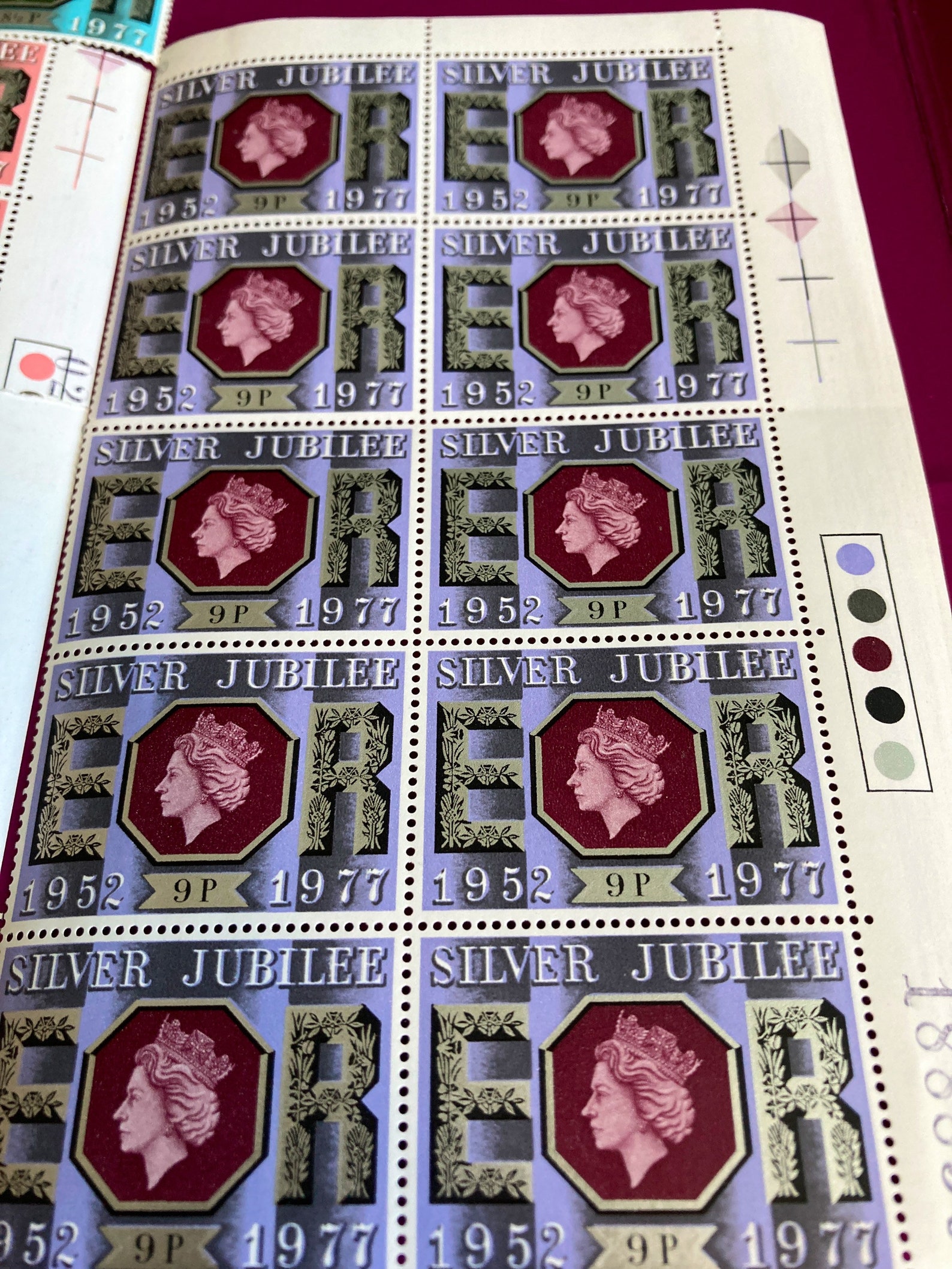 Mint Group of 50 Silver Jubilee Stamps English Post Office Etsy