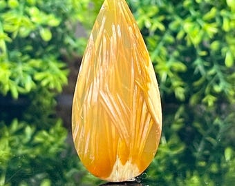 Cabujón de ÁGATA TUBO | La mejor calidad | Perfecto para regalo | Indonesia | Cicatrización