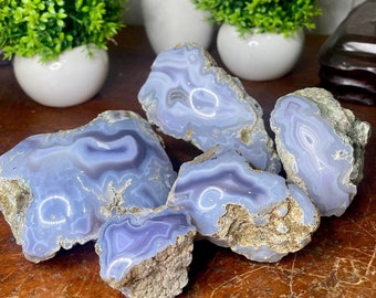 PURPLE CHALCEDONY 771 gram one side polish Best quality