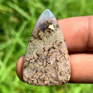 AGATE PLUME | Cabochon spécial |    parfait pour le cadeau | Indonésie