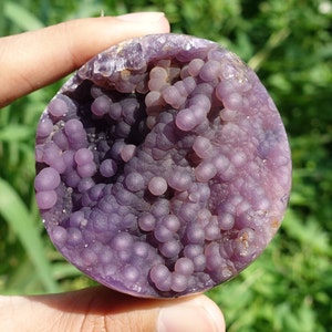 Grape Agate Sphere Crystals , Healing, Decoration, Toys, Stone, Specimen | Indonesia