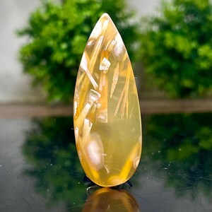 TUBE AGATE beutiful shape Cabochon | Best quality | Perfect for gift | Indonesia | Healing
