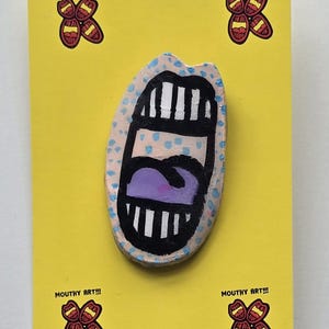 3 Mouthy Pin Badges