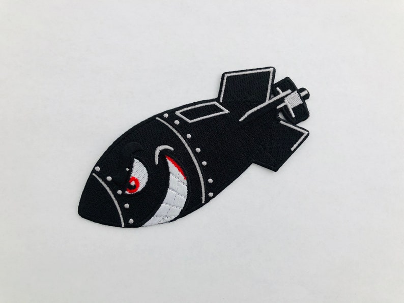 5 Cartoon Air Bomb Iron onSew on Patch Buy 2 Get 1 Free #P-4087 Embroidered Patch