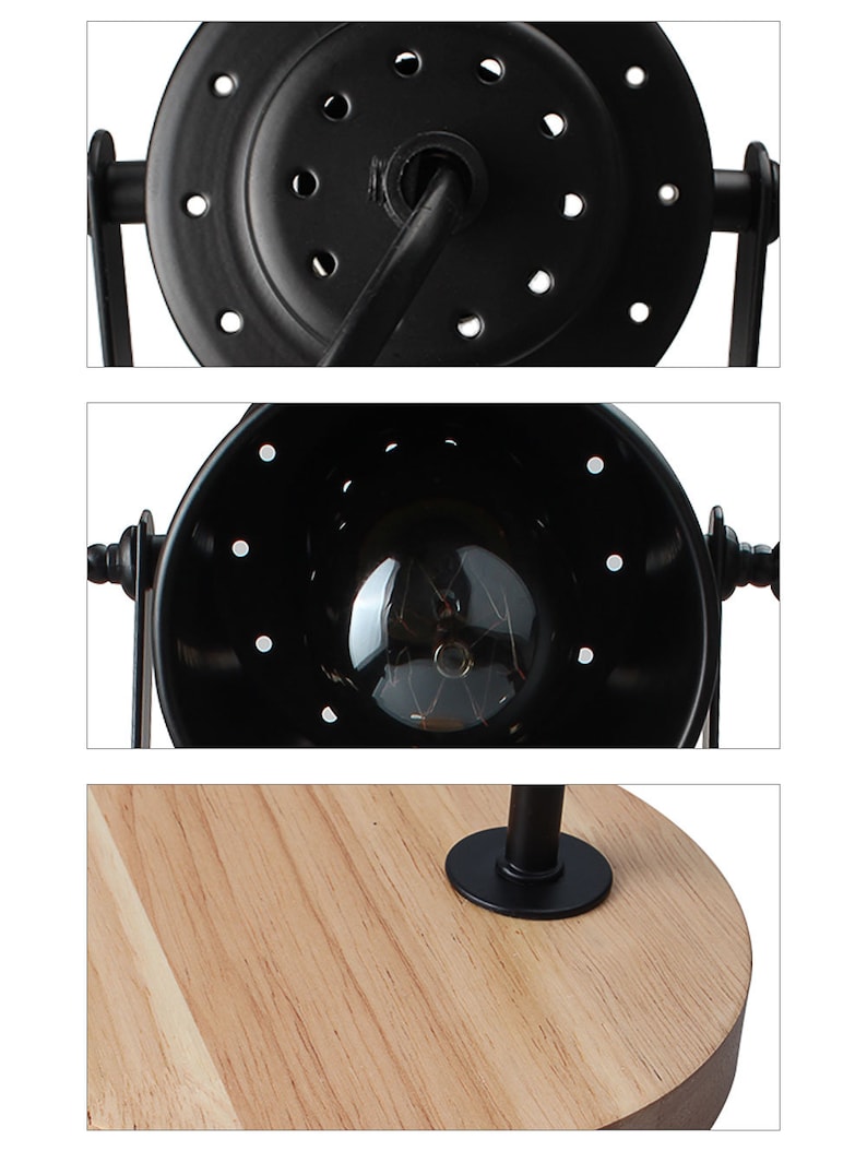 Scandinavian bedside lamp desk lamp Edison lamp bedside | Etsy