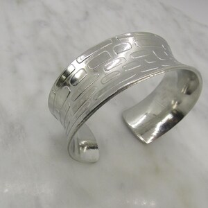 Pewter Cuff Bracelet, beautifully textured and forged by hand, the perfect statement bracelet for her