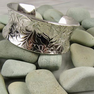 Pewter Cuff Bracelet, beautifully textured and forged by hand, the perfect statement bracelet for her