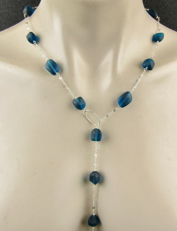 Lariat Adjustable Y Necklace 25 or 28 Inches Long Beautiful Etsy