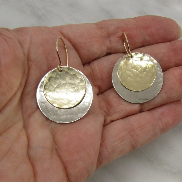 18K Lainey Earrings - Mixed Metal main image 1
