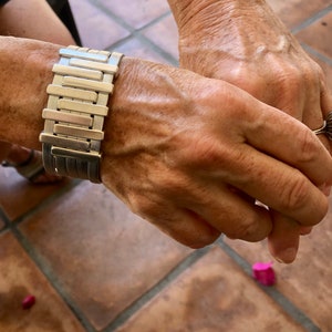 Wide leather cuff Bracelet,   choice of metallic leather colors, with a magnetic clasp, Cuff Bracelet for her.