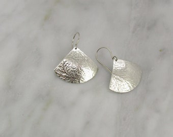 Sterling Silver Earrings, lightweight easy to wear, sterling silver  Triangular Shaped earrings, a great gift