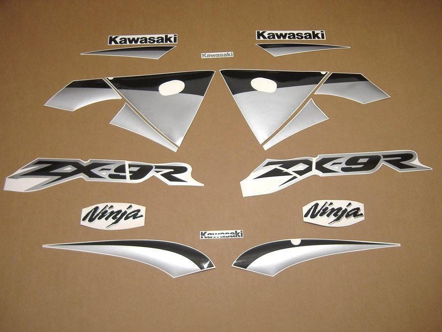 ZX9R Ninja 2003 komplette Abziehbild-Set Restauration Grafiken