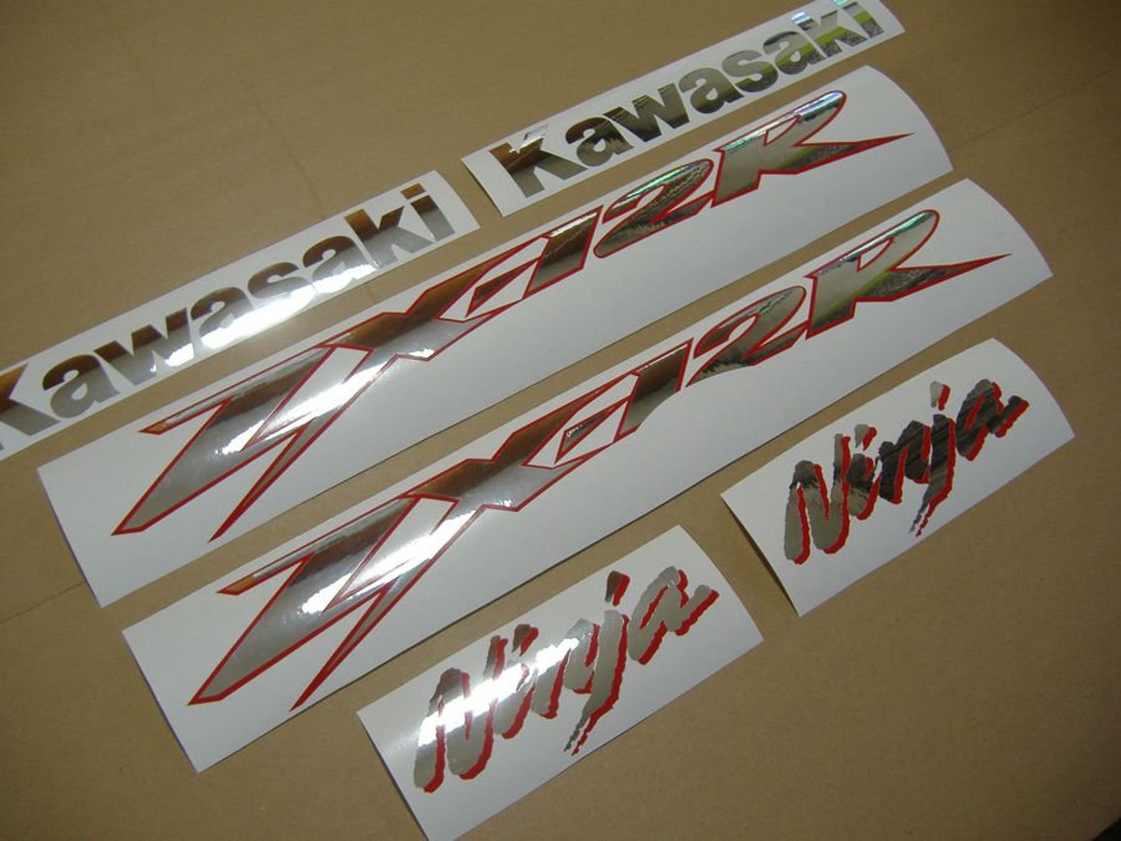 Kawasaki ZX12R 2003ninja Full Sticker Set Kit Aufkleber Decals Etsy