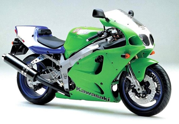 オリジナルペイント ZX-7RR 1996 Ninja Full Aftermarket Stickers Set Decals