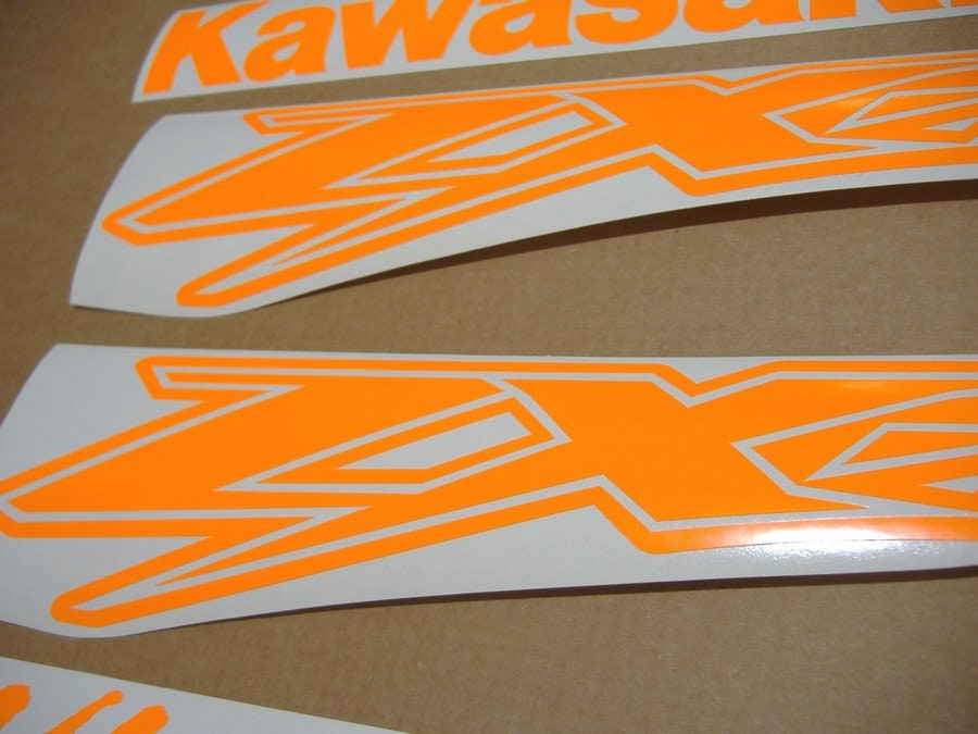 ZX12R Ninja Custom Fluorescent Neon Red Yellow Orange Pink