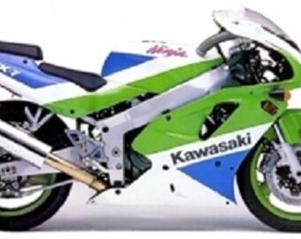 ZXR750 (ZX-7) Ninja 1991 Decals Kit Set Adhesives